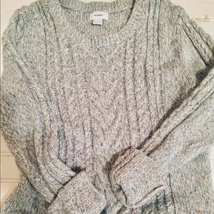 Cable knit sweater